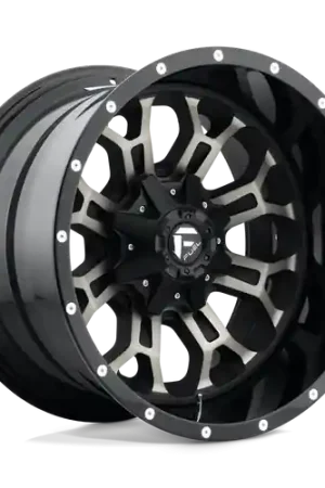 Deal Fuel 1PC D561 CRUSH 6X135/6X139.7 18X9 +20 GLOSS MACHINED DOUBLE DARK TINT
