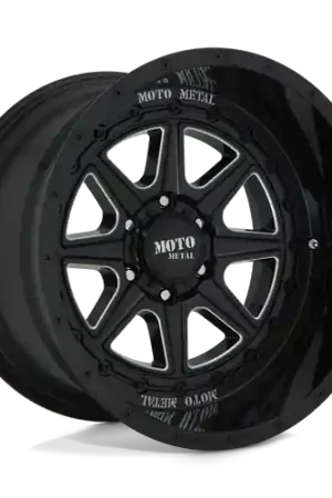 Moto Metal MO801 PHANTOM 5X127 20X12 -44 GLOSS BLACK MILLED Editor’s Pick