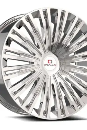 Cavallo CLV-48 5x108/5x114.3 20x8.5 +35 Nano Chrome High Quality