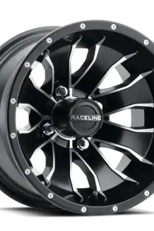 Authentic Raceline G77 Mamba 4X101.6 12x7 5 Satin Black