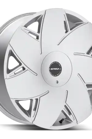 Exclusive Offer Strada Turbina 5x115/5x120 24x9.5 +15 Brushed Face Silver