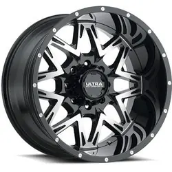 Exclusive Offer Ultra 254U Carnivore 8X170 20x9 +18 Gloss Black w/Machined Face