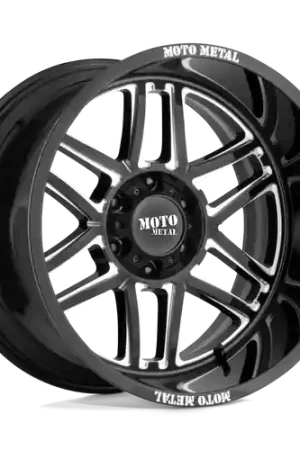 Direct From Manufacturer Moto Metal MO992 FOLSOM 6X139.7 22X12 -44 GLOSS BLACK MILLED