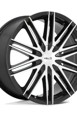 Helo HE880 5X114.3/5X120.65 20X8.5 +42 GLOSS BLACK MACHINED FACE Buy Today