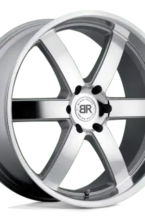 Black Rhino PONDORA 6X135 20X8.5 +30 SILVER W/ MACHINE FACE & LIP Markdown