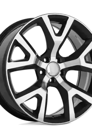 Luxury Performance Replicas PR159 5X110 18X7.5 +31 GLOSS BLACK WITH MACHINED FACE