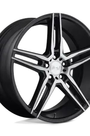 Niche 1PC M169 TURIN 5X114.3 18X8 +40 MATTE BLACK MACHINED Worldwide Shipping