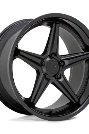 High Quality TSW LAUNCH 5X114.3 20X8.5 +40 MATTE BLACK WITH GLOSS BLACK LIP