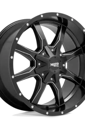 Weekend Sale Moto Metal MO970 BLANK 16X8 +0 SEMI GLOSS BLACK MILLED