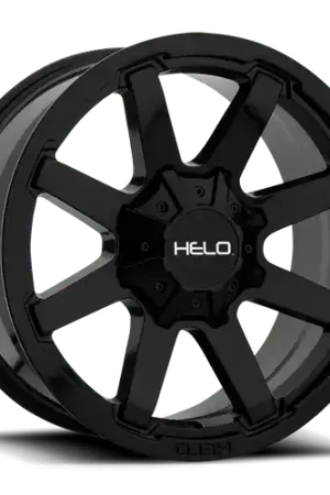 Helo HE909 8X165.1 20X9 +0 GLOSS BLACK Money Back Guarantee