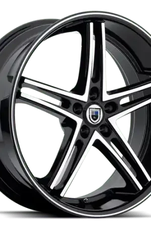 Asanti Black ABL-7 5X115 22X10 +20 MACHINED FACE W/ BLACK LIP Buy Today