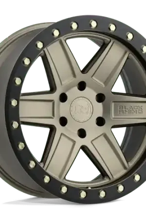 Black Rhino ATTICA 6X139.7 18X9.5 -18 MATTE BRONZE W/ BLACK RING Must Have
