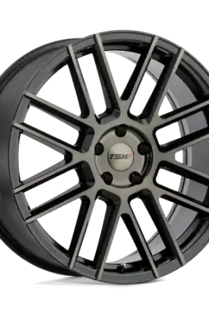 Exclusive Offer TSW MOSPORT 5X114.3 22X9 +20 MATTE BLACK W/ MACHINE FACE & DARK TINT