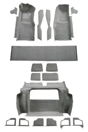 Warranty Included Carpet for 1980 Chevrolet Corvette Complete Cutpile w/ Door Panel