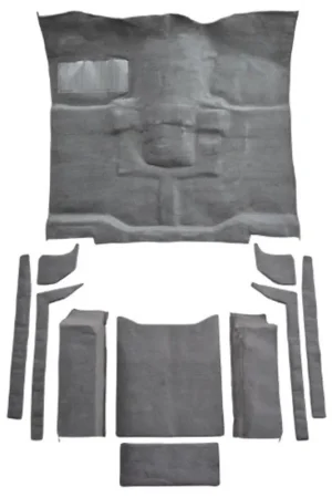 Crafted Carpet for 1976-1986 Jeep CJ7 Complete Cutpile Mass Backed
