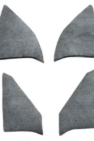 Certified Carpet for 87 GMC R2500 Crew Cab Inserts Kick Panel Cutpile Die Cut 4Pc