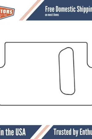 Same Day Shipping Trunk Floor Mat Cover for 1955-57 Chevrolet Ultra High Definition Rubber Smooth