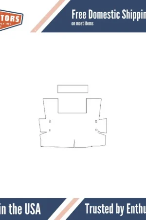 Place Order Trunk Floor Mat Cover for 1959-1967 Austin Healey, High Definition Rubber Smooth