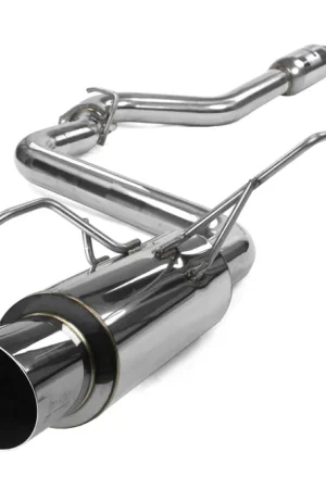 Weekend Sale Invidia N1 Resonated Single Exit Cat Back Exhaust - Polished Tip - 2015-2021 Subaru WRX / STI