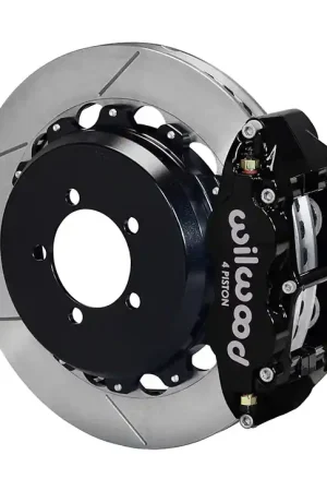 Wilwood FNSL6R Rear Brake Kit 12.88in Slotted Black - 2008-2014 Subaru WRX Weekend Sale