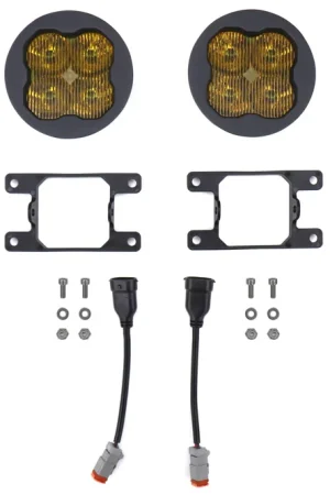 Luxury Diode Dynamics SS3 Sport Fog Light - Yellow - 2013-2016 Scion FR-S / 2015-2021 Subaru WRX / STI / 2013-2020 BRZ / 2016-2024 Crosstrek / 2014-2024 Forester / 2012-2024 Impreza / 2019-2024 Ascent