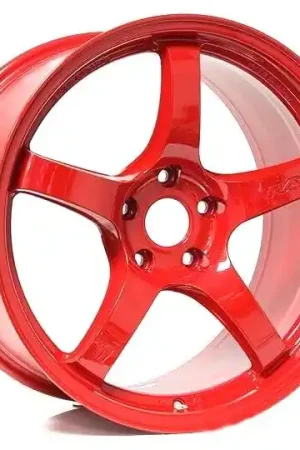Price Cut Rays Gram Lights 57CR Milano Red 18x9.5 +38 5x100 (Single Wheel) - 2013-2024 Subaru BRZ / Scion FR-S / Toyota GR86 / 2014-2018 Subaru Forester