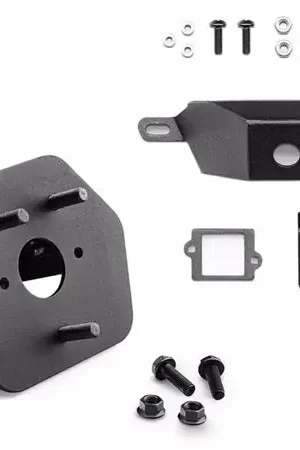 Place Order Rugged Ridge 20-24 Jeep Gladiator Wingmate Tire Mount & Camera Relocation Kit - Tex. Blk