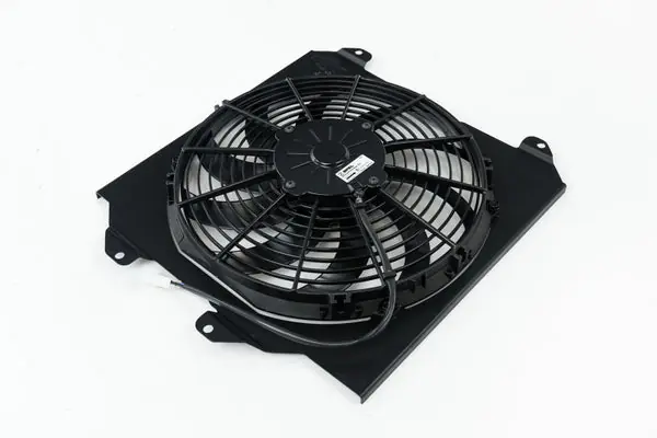 Cheap CSF 92-00 Honda Civic All-Aluminum Fan Shroud w/12in SPAL Fan - Black Finish