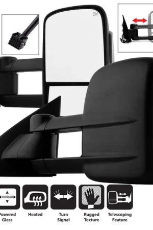 xTune Dodge Ram 02-09 L&R Manual Extendable Manual Adjust Mirror MIR-DRAM02-MA-SET Fresh Stock