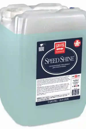 Free Delivery Griots Garage Speed Shine - 5 Gallons (Minimum Order Qty of 2 - No Drop Ship)