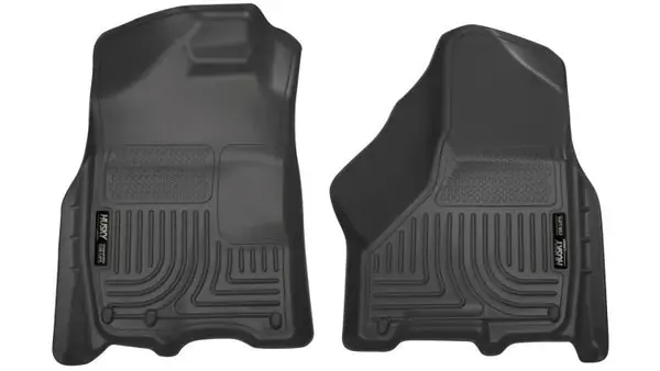 Husky Liners 09-10 Dodge Ram 1500/2500/3500 WeatherBeater Front Row Black Floor Liners Original
