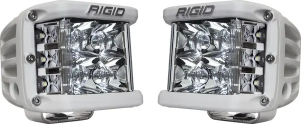 New Arrival Rigid Industries D-SS - Spot - Set of 2 - White Housing