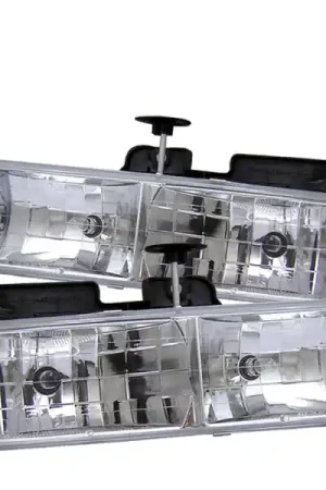 Spyder Chevy C/K Series 1500/2500 88-99/Chevy Tahoe 95-99Crystal Glass Headlights Chrm HD-YD-CCK88-C Weekend Sale