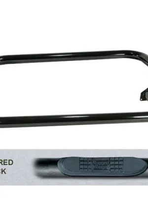 Rugged Ridge 3-In Round Side Step Black 97-06TJ Express Delivery