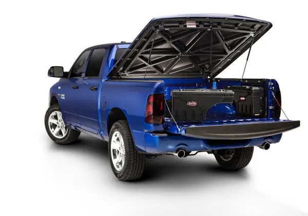 Limited Offer UnderCover 17-20 Ford F-250/F-350 Drivers Side Swing Case - Black Smooth