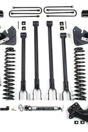 4 Inch Lift Kit w/ 4-Link | Ford F350 Super Duty DRW (17-19) 4WD | Diesel Don’t Miss Out