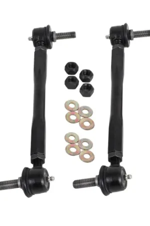 BMR 05-14 S197 Mustang Front Sway Bar End Link Kit - Black Authentic