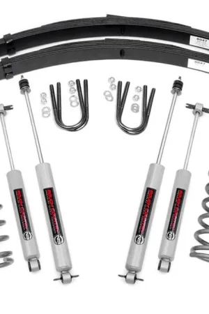 3 Inch Jeep Suspension Lift System N3 Shocks 84-01 Cherokee XJ Rough Country Crafted