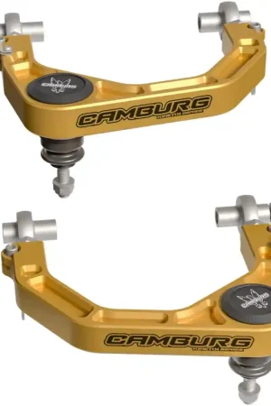 Camburg 2024 Toyota Tacoma 2WD/4WD KINETIK V2 Performance Billet X-Joint XL Upper Arms (GOLD) Order Now