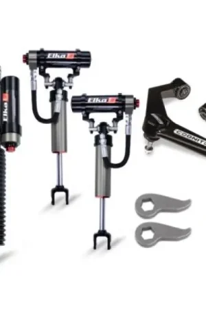 Professional Grade Cognito 11-19 Chevy/GMC Silv/Sierra 2500/3500 HD 2WD/4WD 3in Elite Leveling Kit w/ Elka 2.5 RR