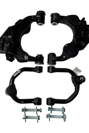 Today Only Front Upper and Lower Control Arms for 2-4 Inch Lift 01-03 Sequoia 00-03 Tundra Freedom Off-Road