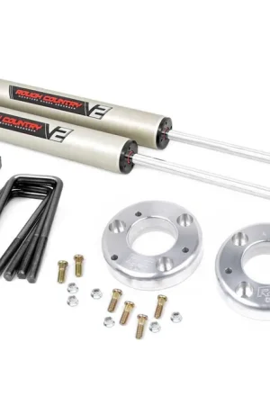 Fresh Stock 2.0 Inch Ford Leveling Lift Kit w/V2 Shocks For 2021 F-150 Rough Country