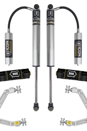 Budget ICON 2023-2024 Chevrolet Colorado WT, LT, & Z71, 1.75-2.5" Lift, Stage 3 Suspension System w/ Billet Upper Control Arms