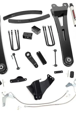 6 Inch Suspension Lift Kit Radius Arms w/V2 Shocks 08-10 F-250/350 4WD Gas Rough Country Direct From Manufacturer