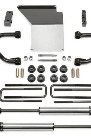 Original Fabtech 14-18 GM K1500 w/OE Alum. UCA 4in Uniball UCA System w/DL 2.5 Coilovers & Rear DL Shocks