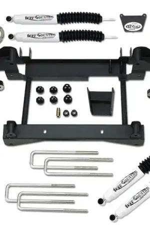 Free Returns Tuff Country 01-10 Chevy Silverado 2500HD 4x4 4in Lift Kit (w/1pc Sub Frame No Shocks)