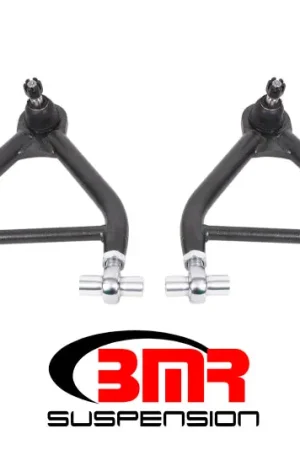 Viral BMR 79-93 Mustang Lower A-Arm (Coilover Only) w/ Adj. Rod End and STD. Ball Joint - Black Hammertone
