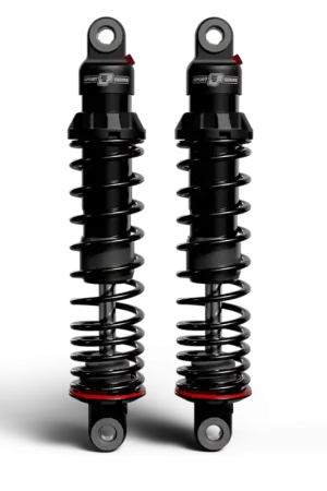 Express Delivery Progressive 82-19 Harley FXR/Sportster 494 Series Shocks 15.0in Bearing - Black