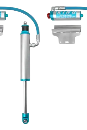 Shop Now King Shocks 2005+ Toyota Tacoma (6 Lug) Rear 2.5 Dia Remote Reservoir Shock w/Adjuster (Pair)