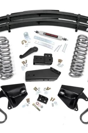 4 Inch Lift Kit | Quad Front Shocks | Rear Springs | Ford F-150 4WD (80-96) Get Yours